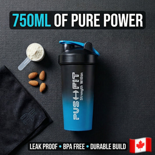 New Style Frosted Gradient Protein Shaker| Gym Bottle| Pushfit