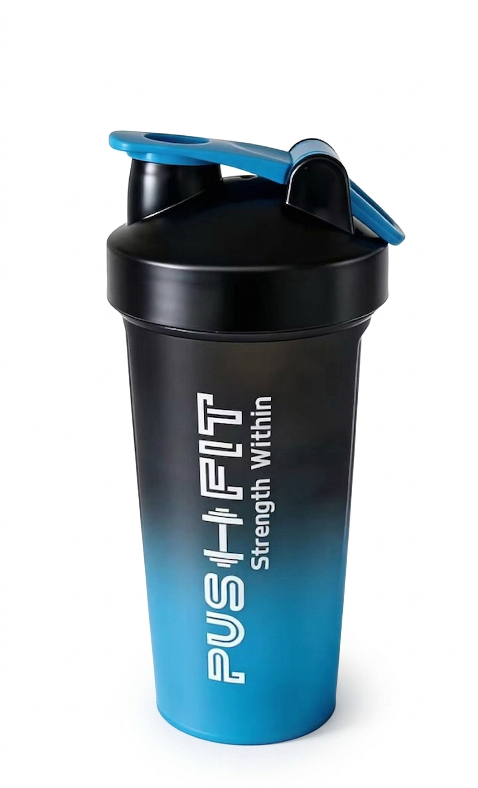 New Style Frosted Gradient Protein Shaker| Gym Bottle| Pushfit