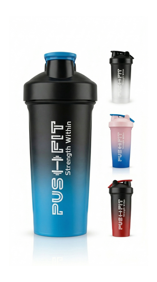 New Style Frosted Gradient Protein Shaker| Gym Bottle| Pushfit